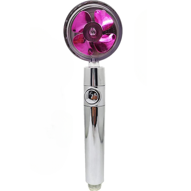 Pommeau de douche anti calcaire à ventilateur turbo haute pression-Luminogreen