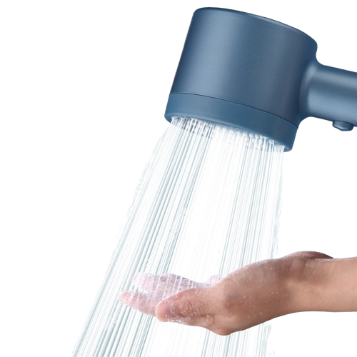Pommeau de douche anti calcaire cinque mode de pression design -Luminogreen