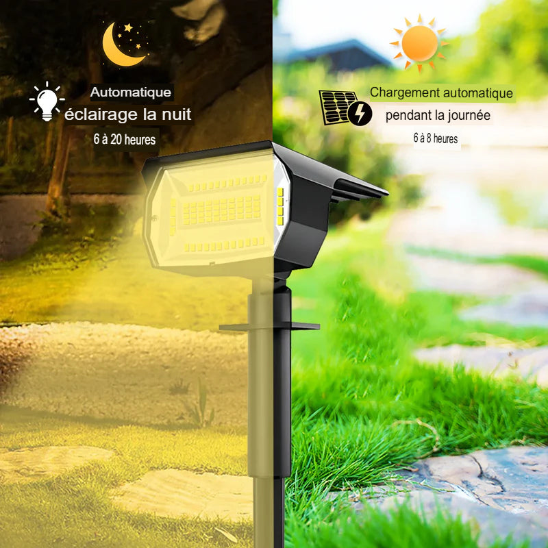 Lampe solaire extérieur à LED étanche pour paysage lumière -Luminogreen