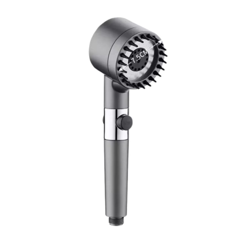 Pommeau de douche anti calcaire pour massage de la tête, réglage à trois vitesses -Luminogreen