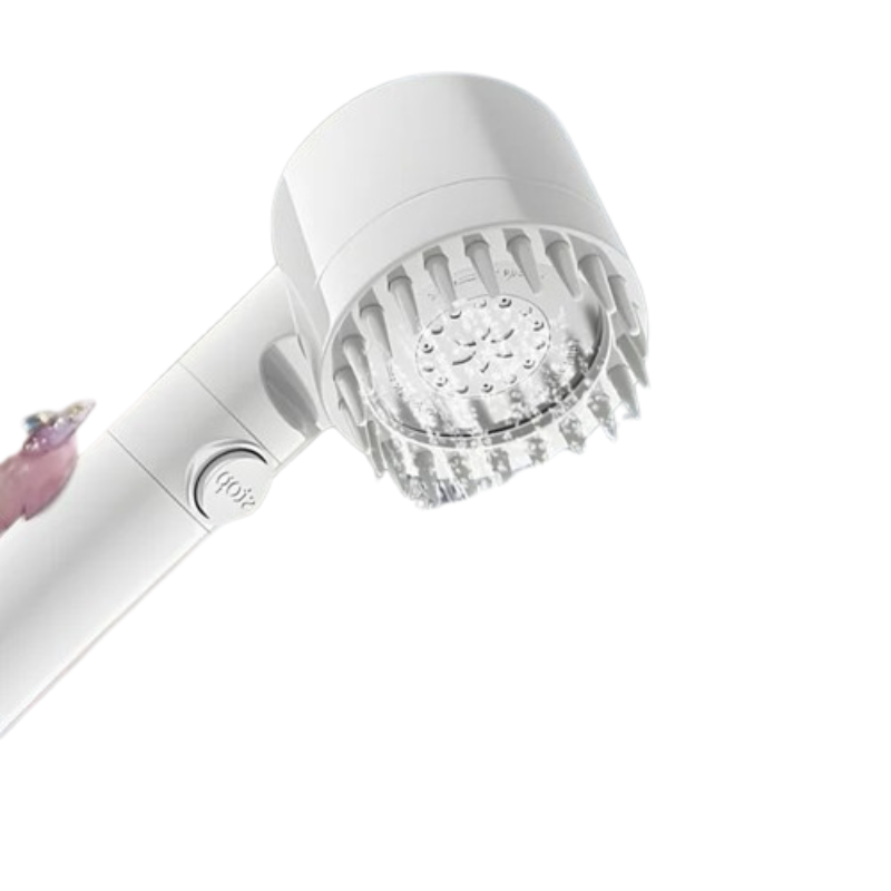 Pommeau de douche anti calcaire pour massage de la tête, réglage à trois vitesses -Luminogreen