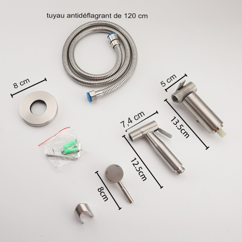 douchette en acier inoxydable luxe -Luminogreen