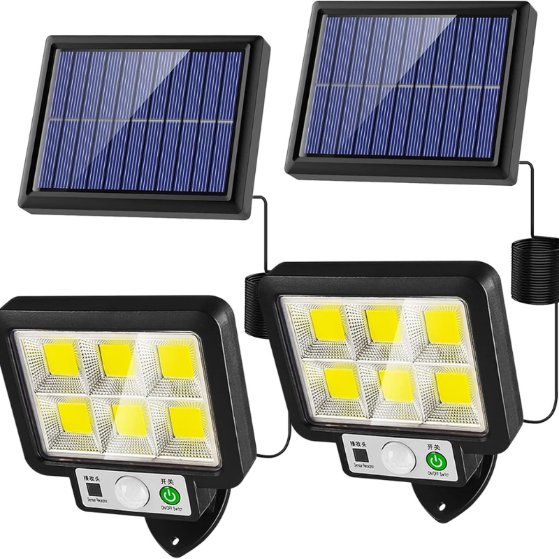 Projecteur led extérieur solaire puissante avec détecteur de mouvement -Luminogreen