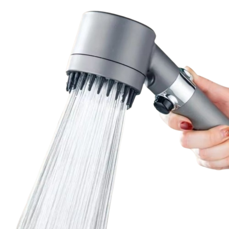 Pommeau de douche anti calcaire pour massage de la tête, réglage à trois vitesses -Luminogreen