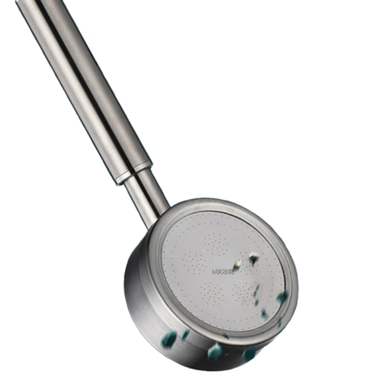 Pommeau de douche anti calcaire classique à haute pression en acier inoxydable -Luminogreen
