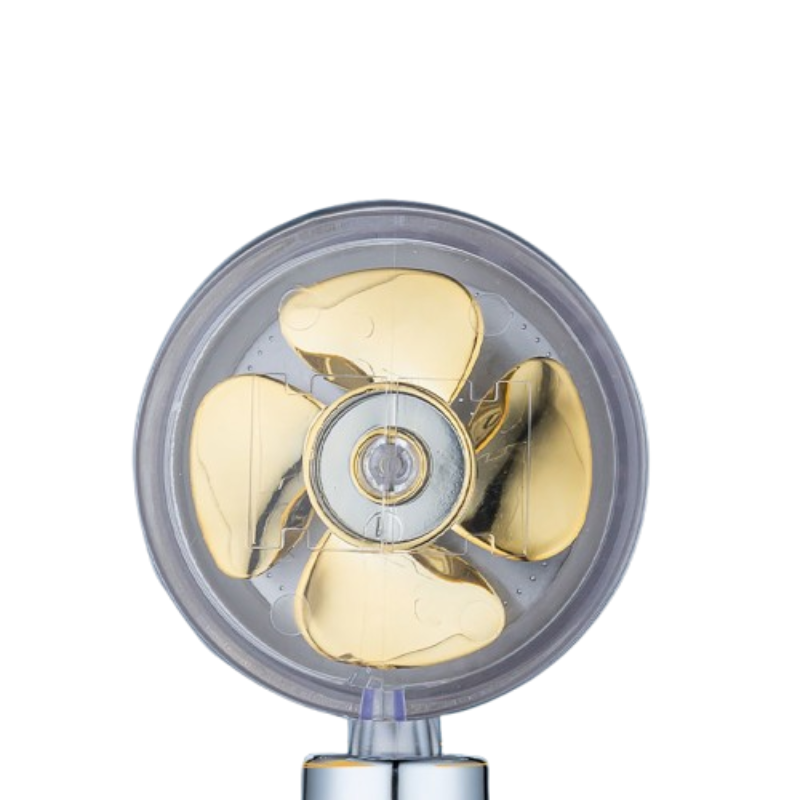 Pommeau de douche anti calcaire à ventilateur turbo haute pression-Luminogreen