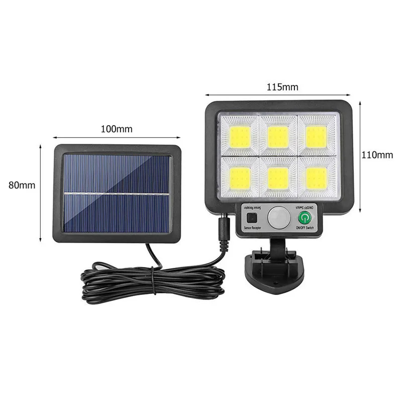 Projecteur led extérieur solaire puissante avec détecteur de mouvement -Luminogreen