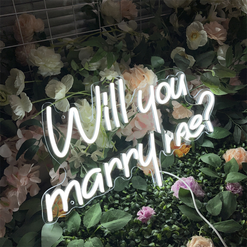 neon led Will You Marry Me, décoration de fête, enseigne de mariage Sûr et fiable-Luminogreen