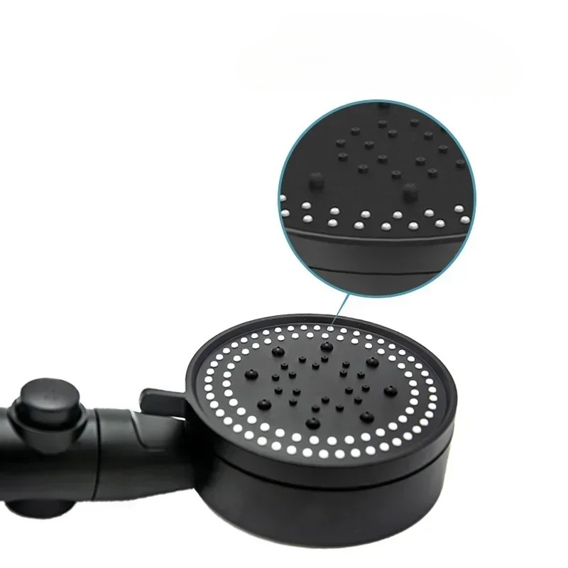 Pommeau de douche anti calcaire haute pression réglable, Cinque modes -Luminogreen