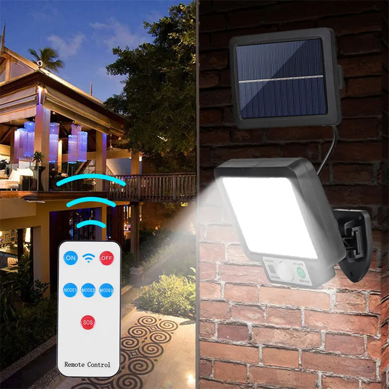Projecteur led extérieur solaire puissante avec détecteur de mouvement -Luminogreen