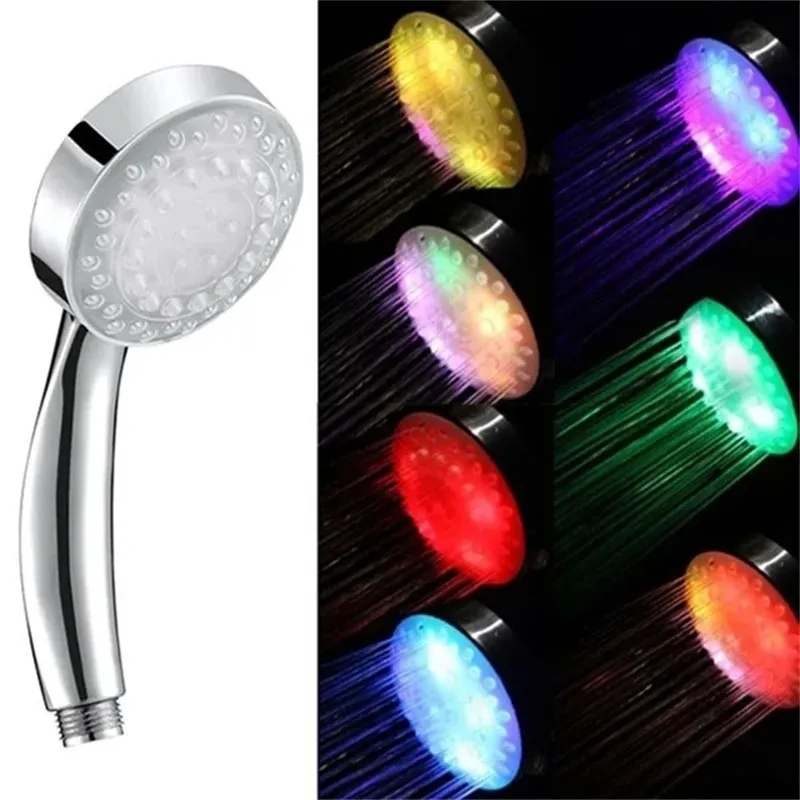 Pommeau de douche anti calcaire 7 couleurs original -Luminogreen