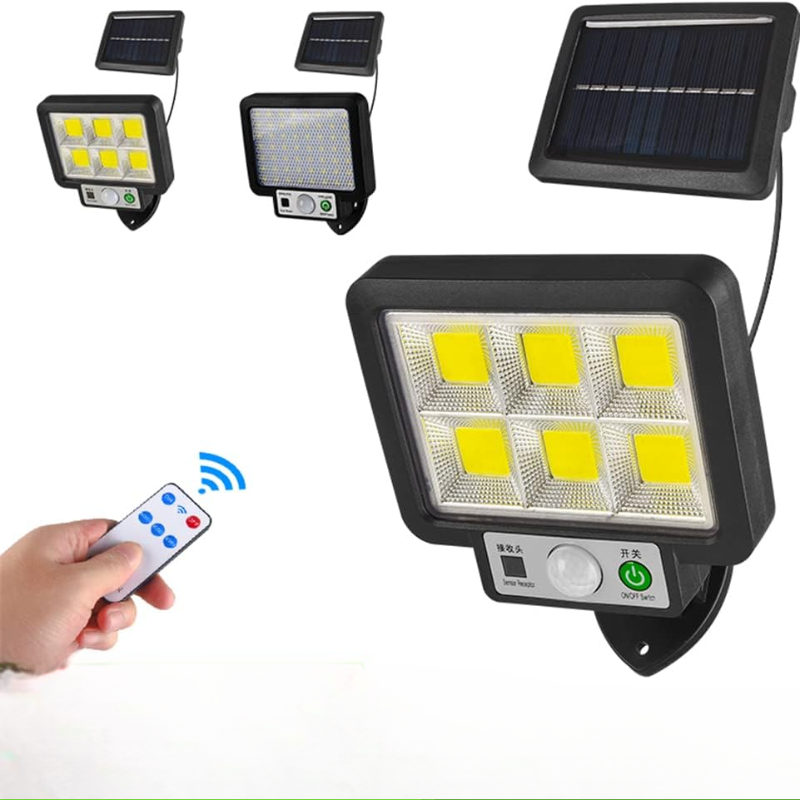 Projecteur led extérieur solaire puissante avec détecteur de mouvement -Luminogreen