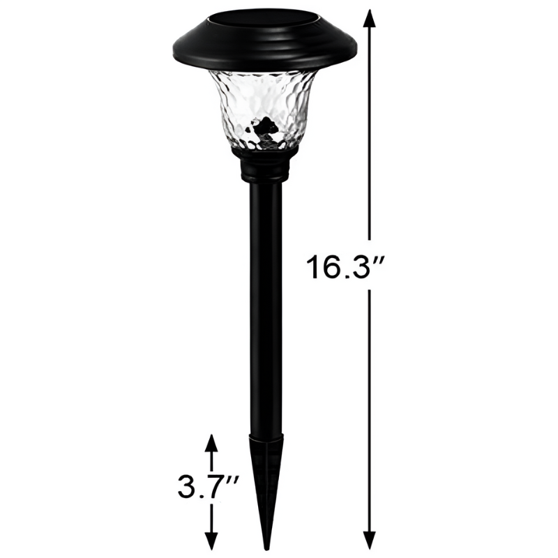 lampe solaire extérieur à LED de Jardin Solaire Multi couleur 8LED-Luminogreen
