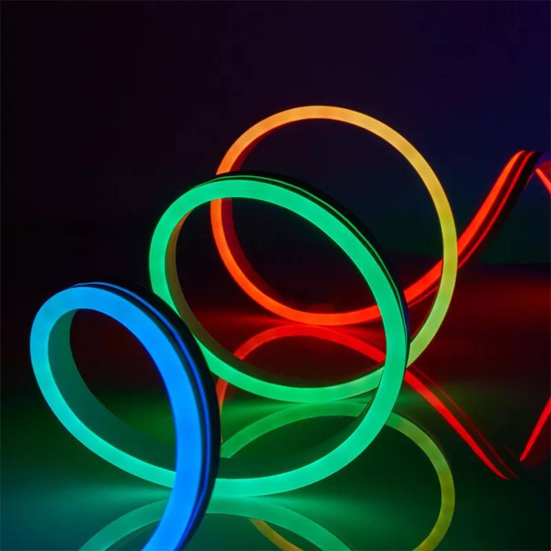 5V RGB Neon Strip Light 1M 2M 3M 5M USB Waterproof Flexible Ribbon Tape Neon Lights With Bluetooth Remote Control For Home Decor