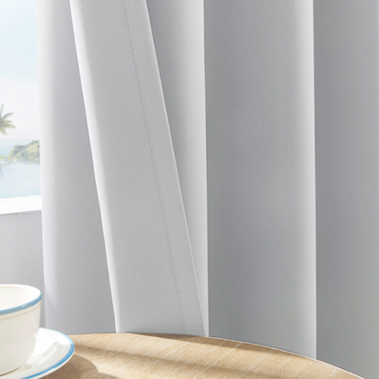 Rideaux occultant thermique simples de couleur unie -Luminogreen