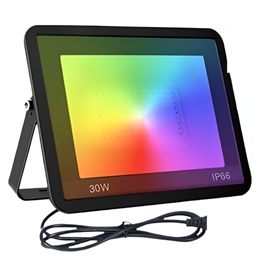 Projecteur led extérieur intélligent RGB Smart APP Contrôle Vocal avec sécurité -Luminogreen