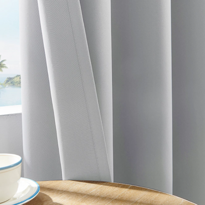 Rideaux occultant thermique simples de couleur unie -Luminogreen
