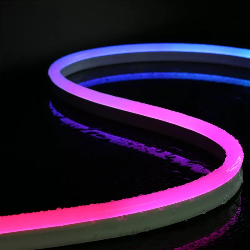 5V RGB Neon Strip Light 1M 2M 3M 5M USB Waterproof Flexible Ribbon Tape Neon Lights With Bluetooth Remote Control For Home Decor