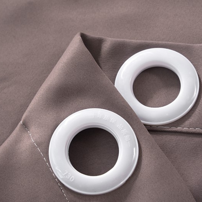 rideaux occultant thermique pour chambre à coucher et pour salon classique brun  -Luminogreen