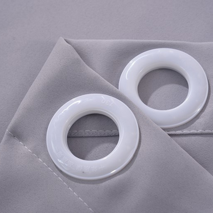 rideaux occultant thermique pour chambre à coucher et pour salon classique gris  -Luminogreen