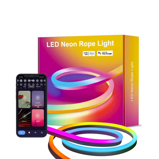 5V RGB Neon Strip Light 1M 2M 3M 5M USB Waterproof Flexible Ribbon Tape Neon Lights With Bluetooth Remote Control For Home Decor