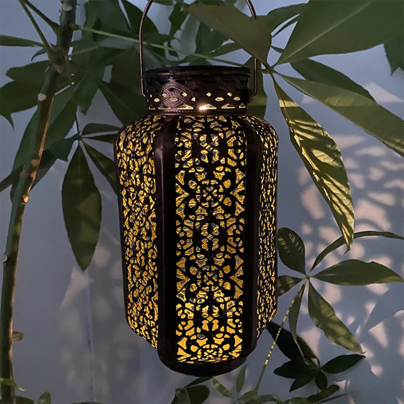 Lampe solaire extérieur LED rétro design pour jardin et décoration  -Luminogreen