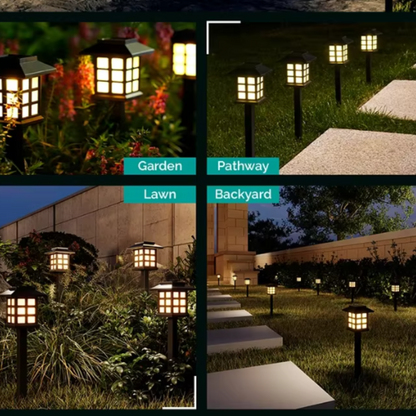 Lampes solaires extérieur led étanches pour décoration de jardin carreau-Luminogreen