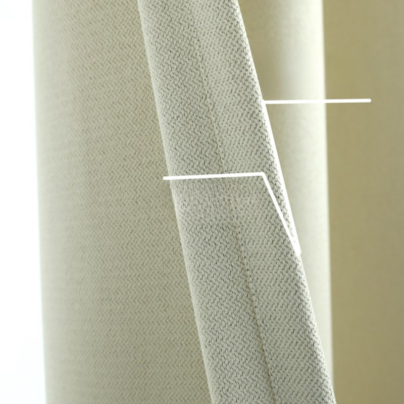 Rideaux occultant thermique fenêtre solide trois -Luminogreen