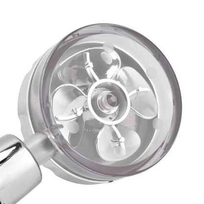 Pommeau de douche anti calcaire à ventilateur turbo haute pression-Luminogreen