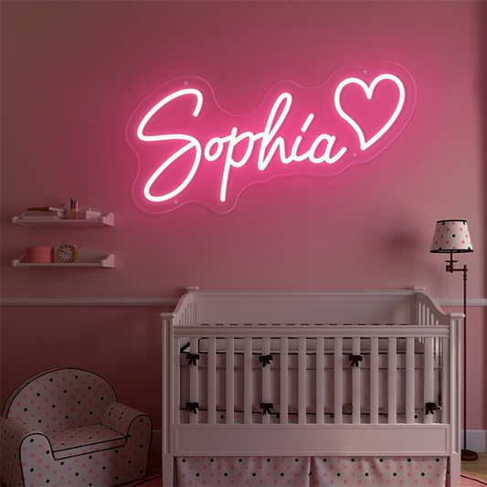 Neon led personnalisé avec nom différents couleurs accessoire décoratif unique -Luminogreen