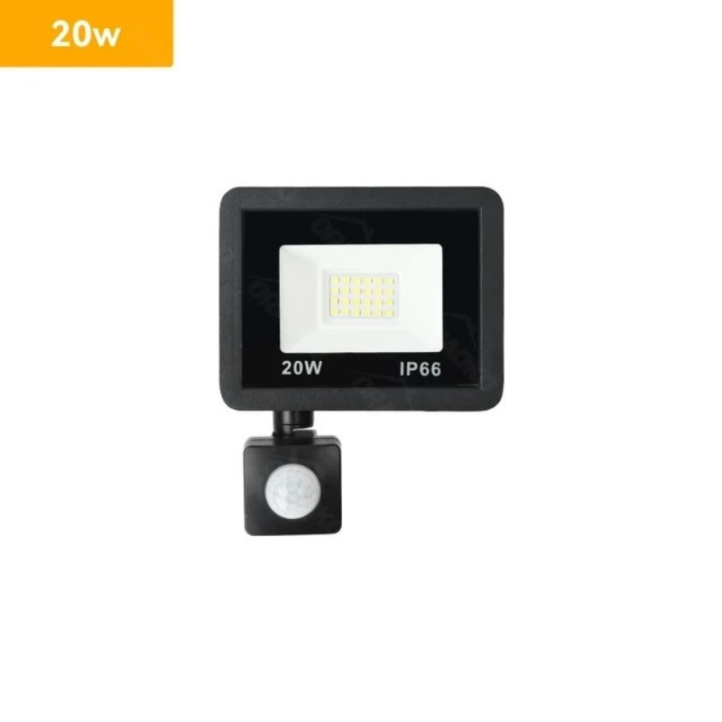 Projecteur led extérieur à détecteur de mouvement  lumière blanche et grande illumination -Luminogreenn