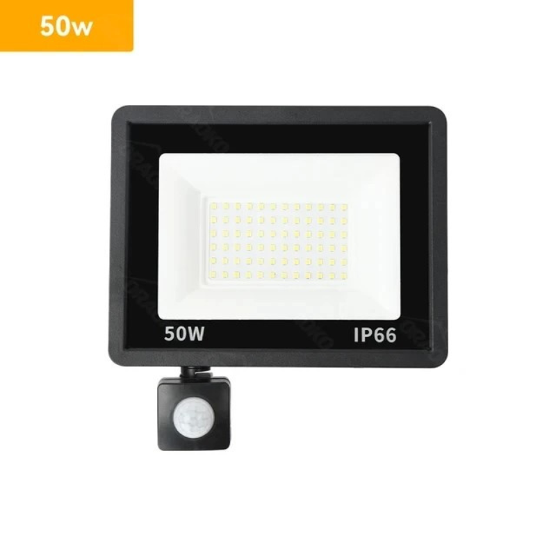 Projecteur  led extérieur à détecteur de mouvement  lumière blanche et grande illumination avec ebook gratuit-Luminagreen