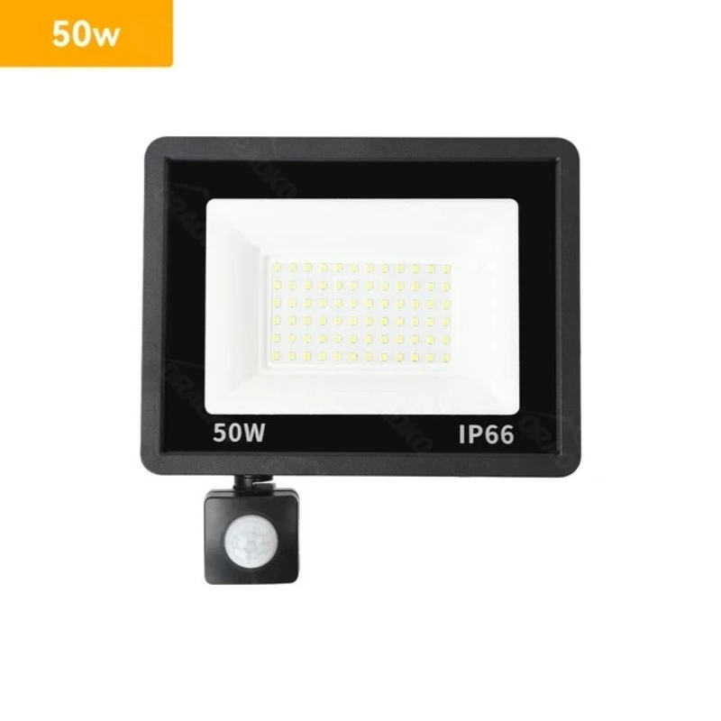 Projecteur led extérieur à détecteur de mouvement  lumière blanche et grande illumination -Luminogreenn