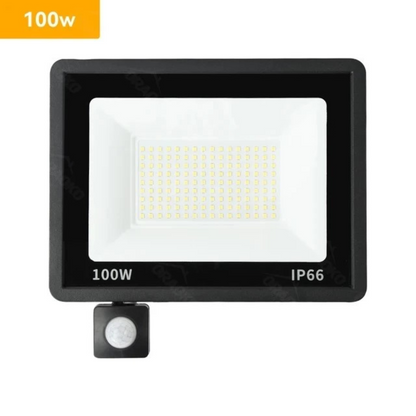 Projecteur led extérieur à détecteur de mouvement  lumière blanche et grande illumination -Luminogreenn