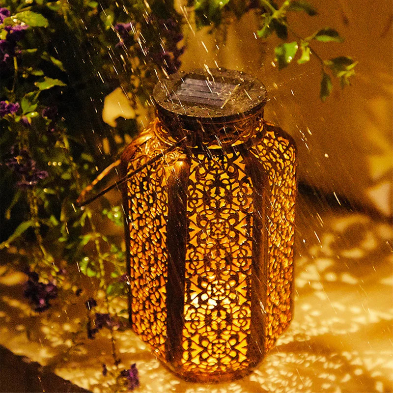 Lampe solaire extérieur LED rétro design pour jardin et décoration  -Luminogreen