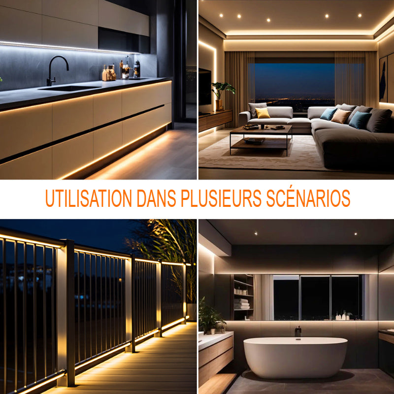 ruban led corde Flexible en Silicone, Éclairage Linéaire-Luminogreen