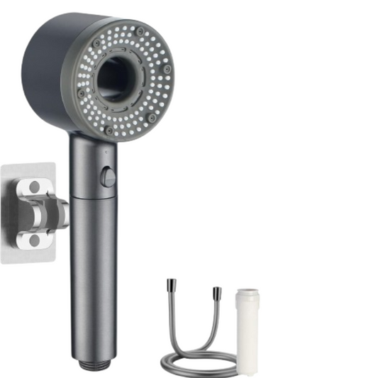 Pommeau de douche anti calcaire cinque mode de pression design -Luminogreen