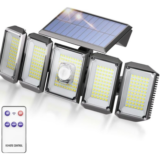Projecteur led extérieur solaire intélligent économique LED et sécurité - Luminogreen