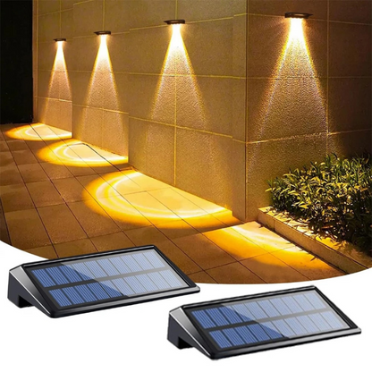 Appliques murales solaires puissant à 4 LED-Luminogreen