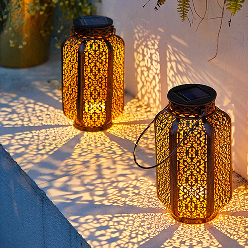 Lampe solaire extérieur LED rétro design pour jardin et décoration  -Luminogreen