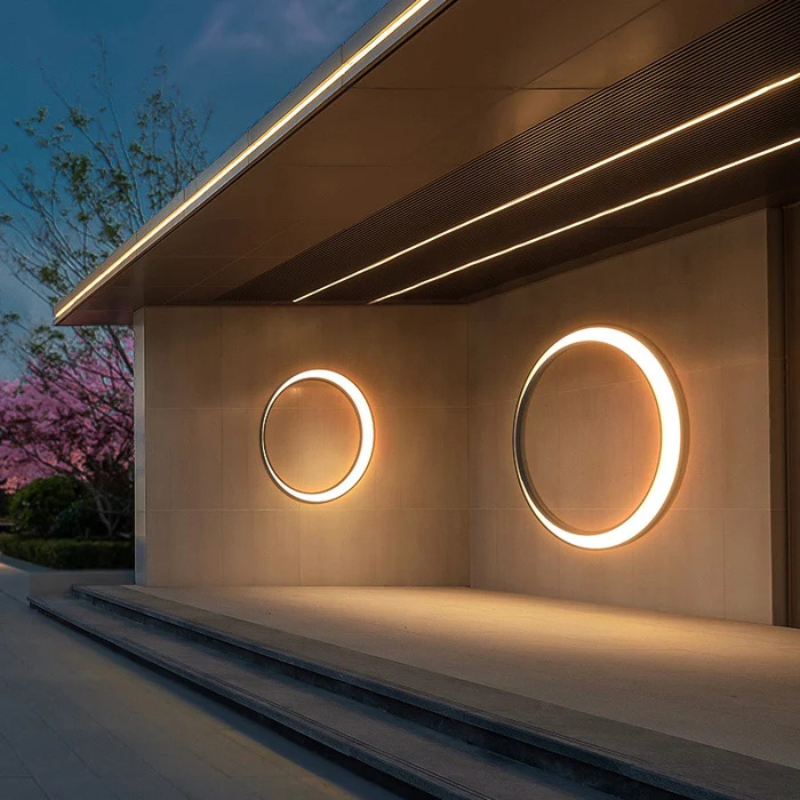 applique murale extérieur LED éclipse -Luminogreen