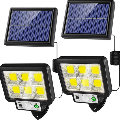 Projecteur led extérieur solaire puissante avec détecteur de mouvement -Luminogreen