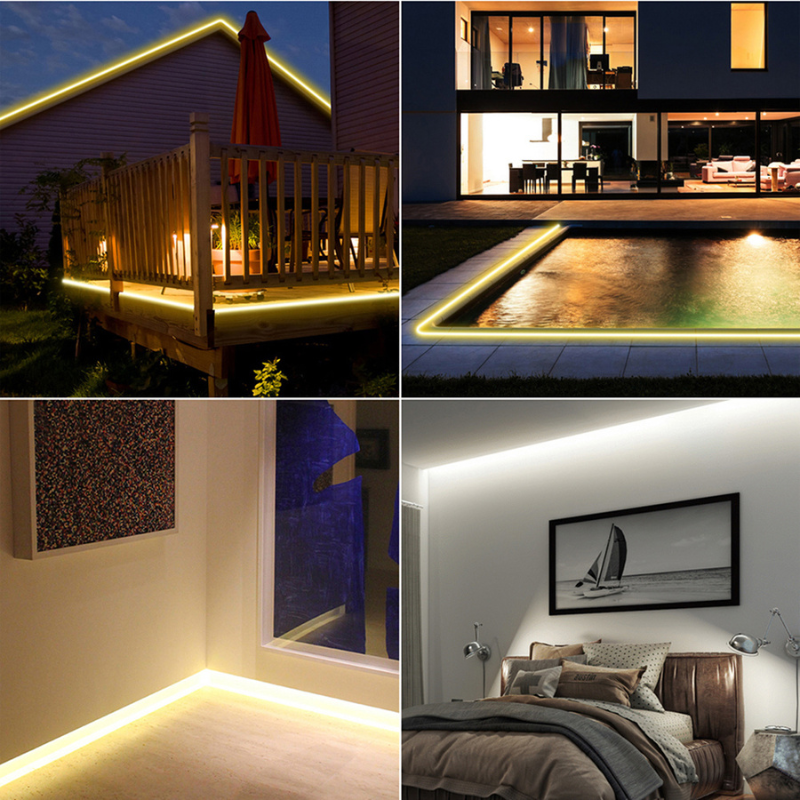 Ruban LED 220V COB, Wifi, Bluetooth, Flexible, 288-Luminogreen
