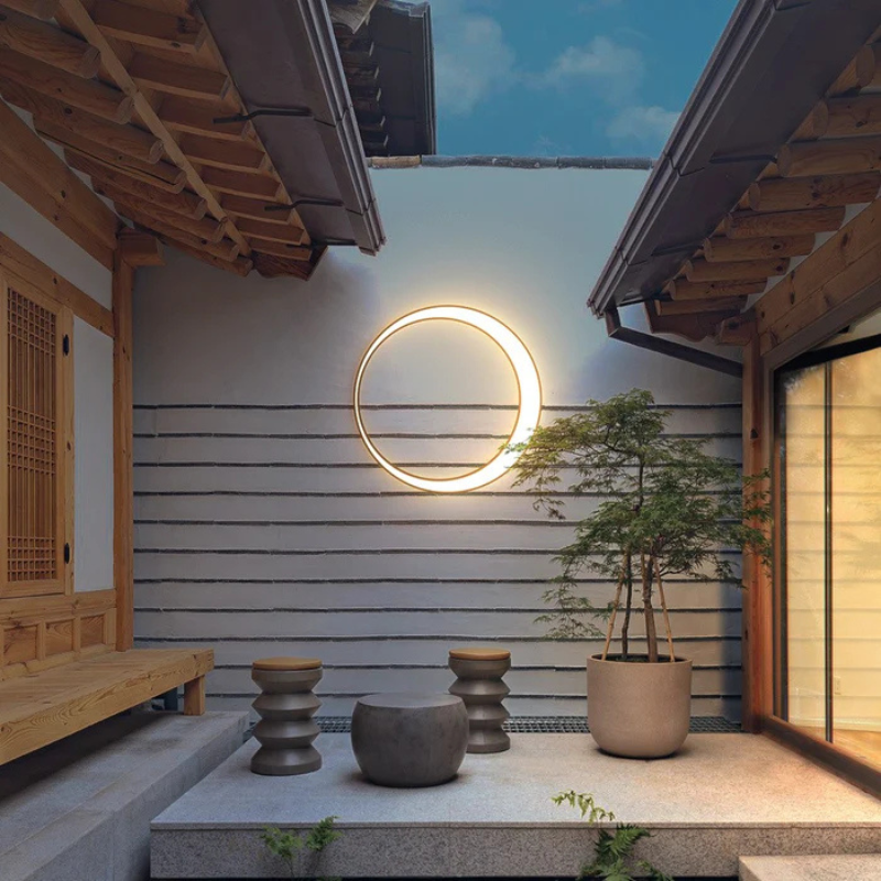 applique murale extérieur LED éclipse -Luminogreen