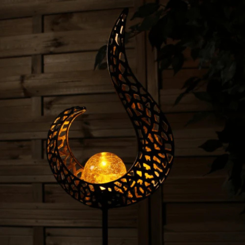 Lampe Solaire extérieur LED de Jardin en Fer Massif 1-Luminogreen