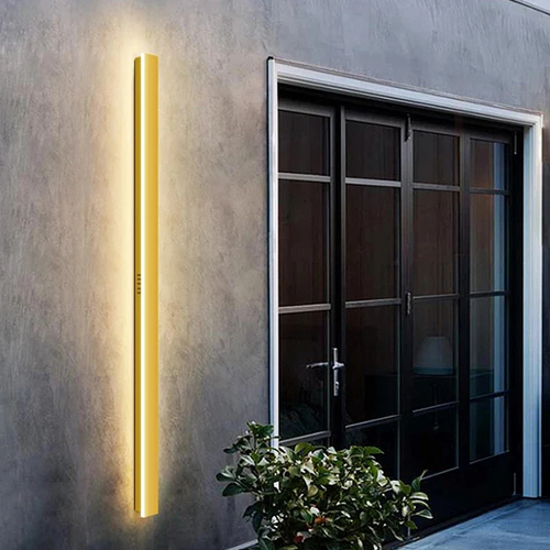 Applique murale extérieur LED en aluminium imperméable à l'eau pour l'intérieur et l'extérieur style or -Luminogreen