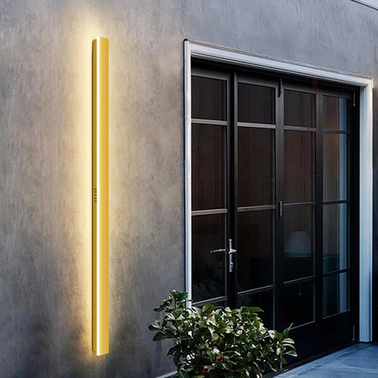 Applique murale extérieur LED en aluminium imperméable à l'eau pour l'intérieur et l'extérieur style or -Luminogreen
