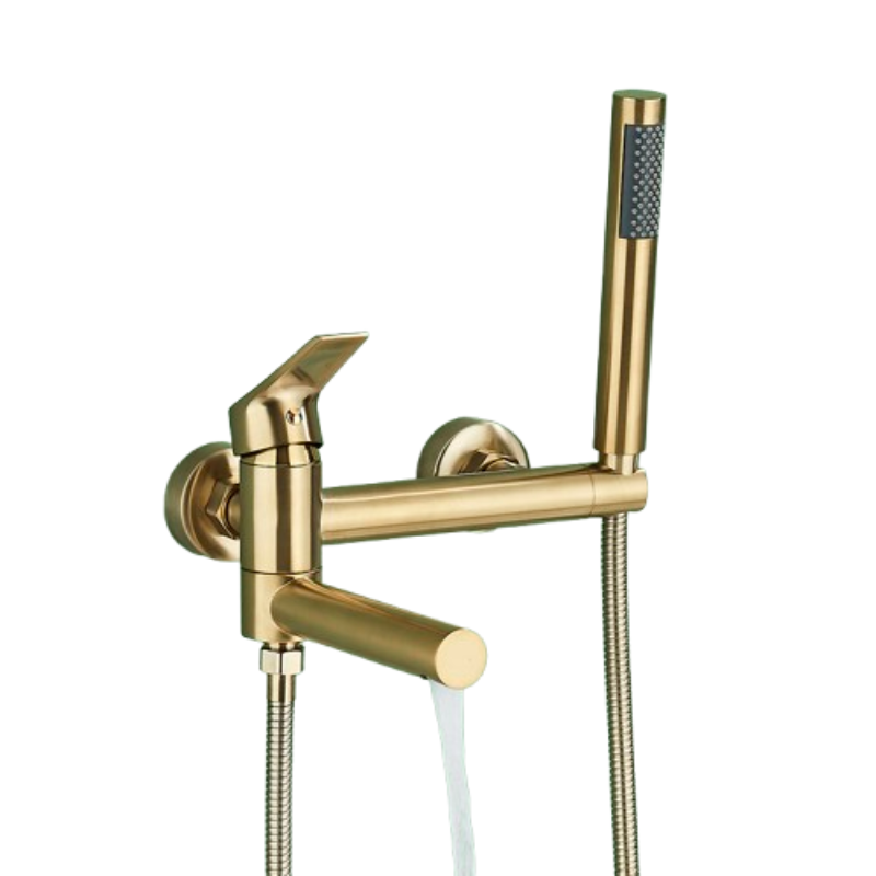 Mitigeur baignoire laiton pivotant efficace-Luminogreen