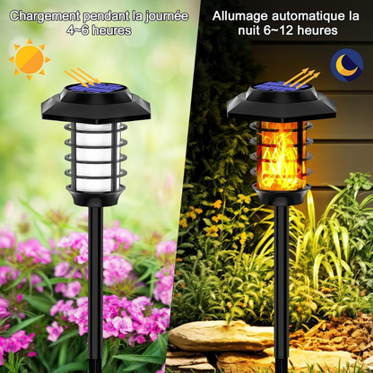 Lampe solaire à led pour décoration extérieure de jardin -Luminogreen