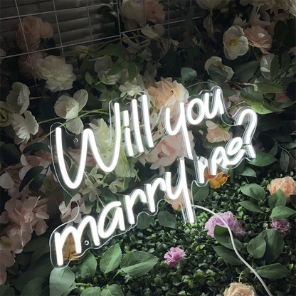 neon led Will You Marry Me, décoration de fête, enseigne de mariage Sûr et fiable-Luminogreen